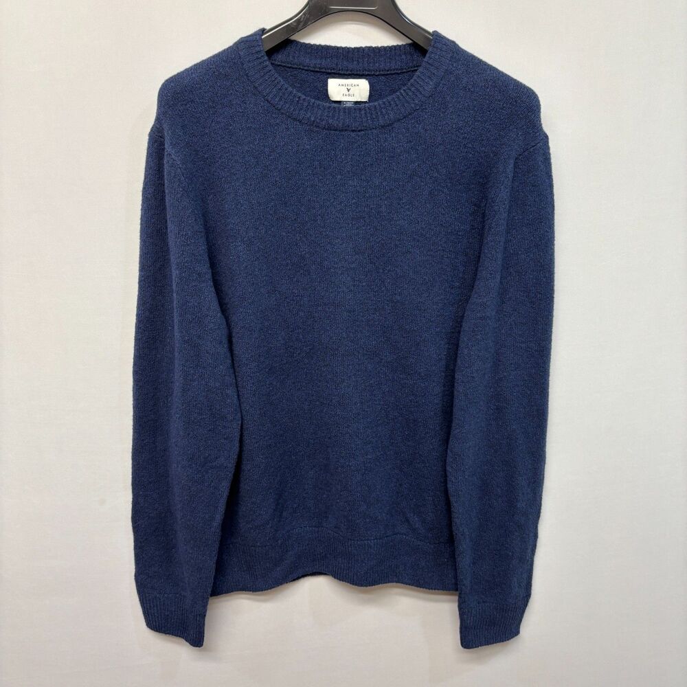NWT American Eagle Men Pullover Sweater Knit Top Size XL X-Large Blue C030 -16
